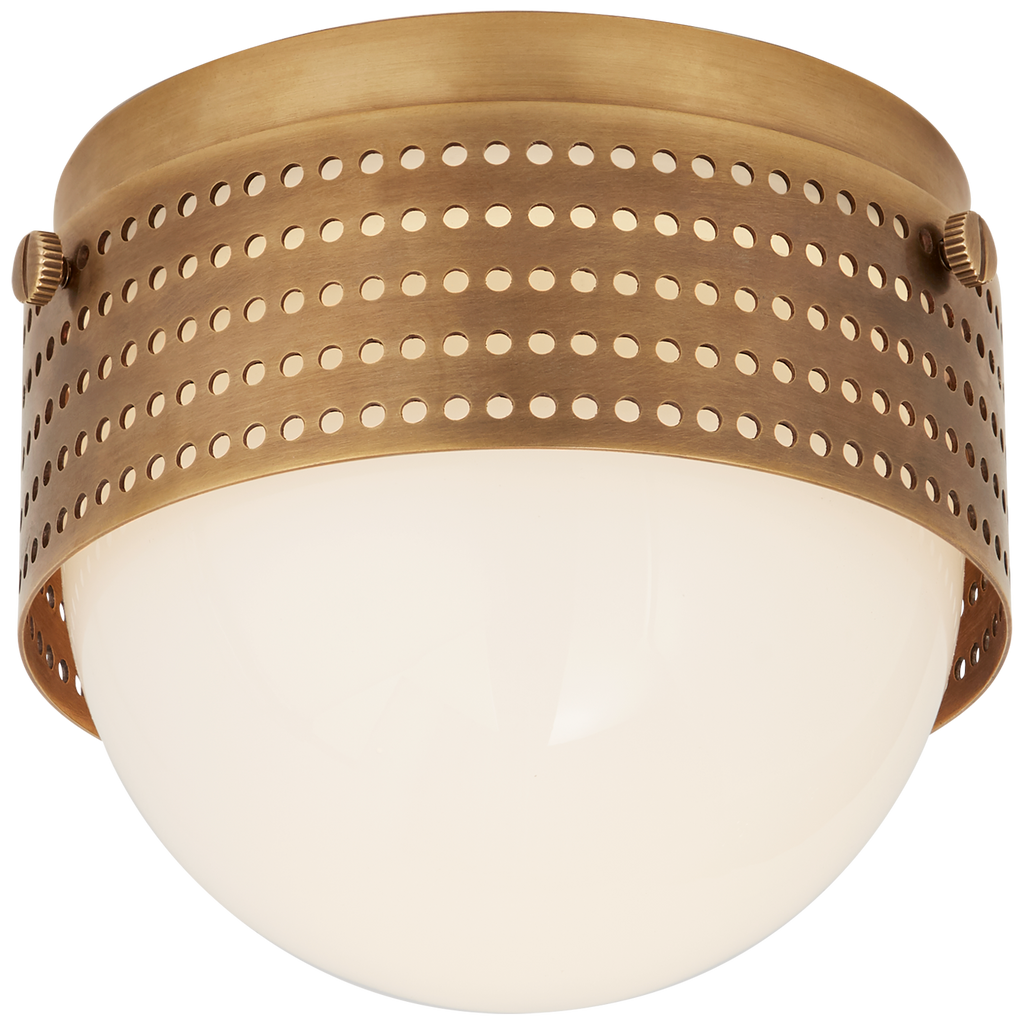 KW4056ABWG Kelly Wearstler Precision 1 Light Flush Mount | Main Image