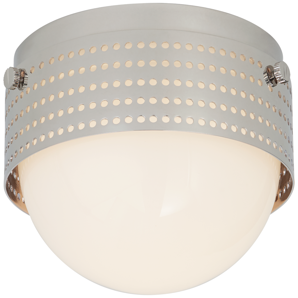 KW4056PNWG Kelly Wearstler Precision 1 Light Flush Mount | Main Image