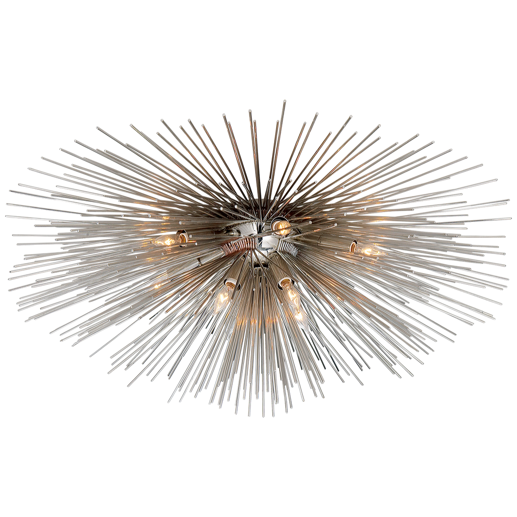 KW4070PN Kelly Wearstler Strada 10 Light Flush Mount | Main Image