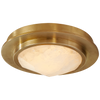 KW4093ABQ Kelly Wearstler Halcyon 1 Light Flush Mount | Main Image
