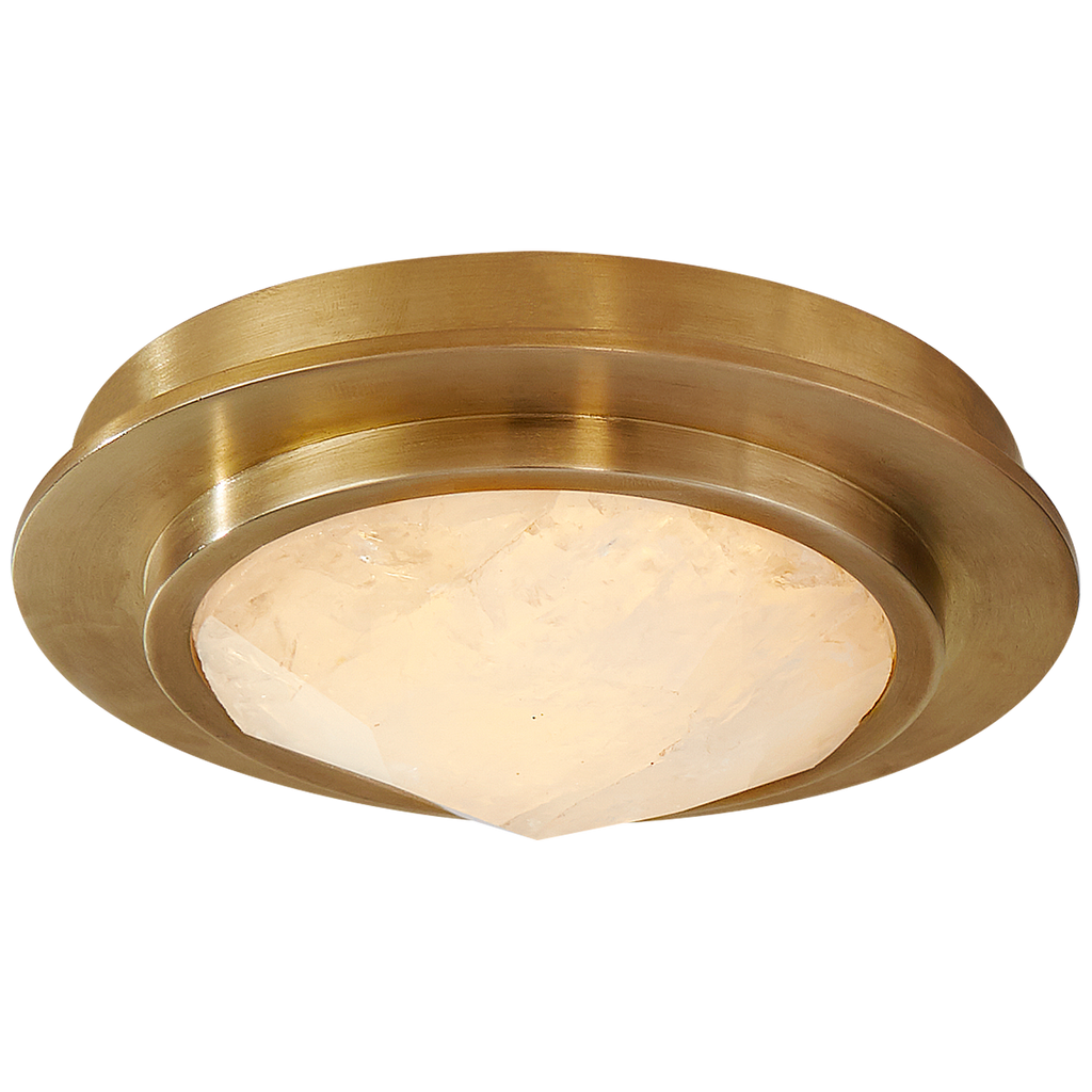 KW4093ABQ Kelly Wearstler Halcyon 1 Light Flush Mount | Main Image