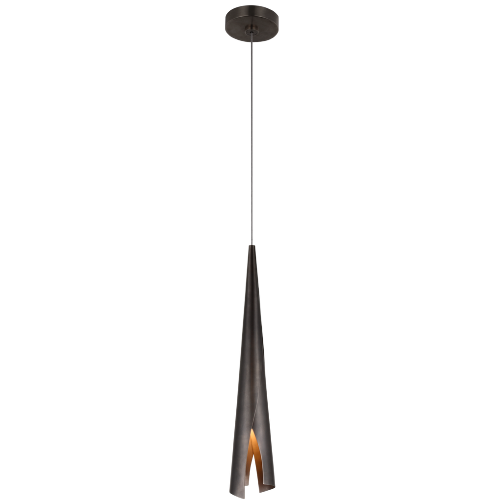 KW5630BZ Kelly Wearstler Piel 1 Light Pendant | Main Image