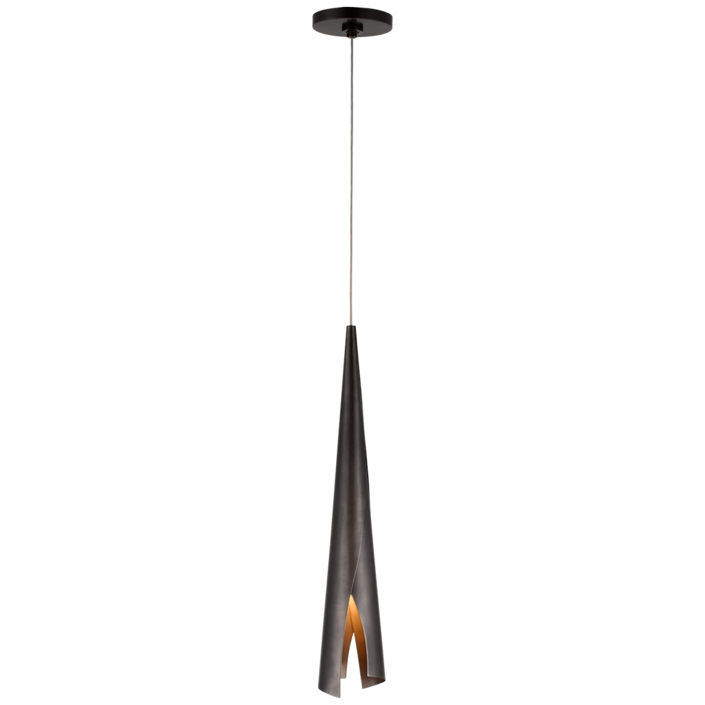 KW5630BZ Kelly Wearstler Piel 1 Light Pendant | Alternate Image