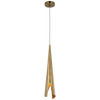 KW5631AB Kelly Wearstler Piel 1 Light Pendant | Main Image