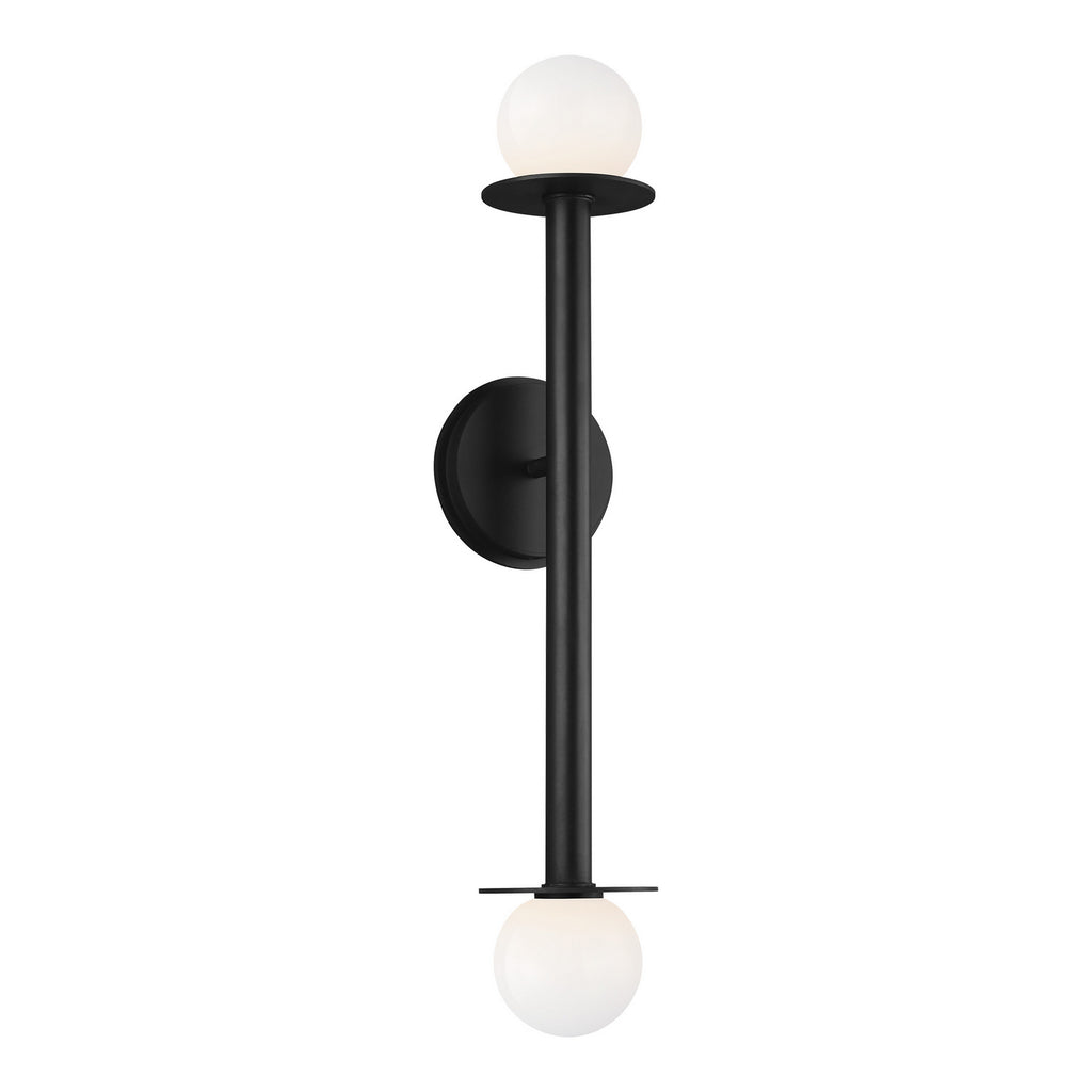 KWL1012MBK Nodes 2 Light Bathroom Vanity | Main Image