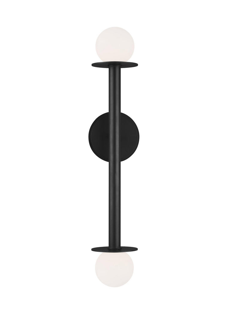KWL1012MBK Nodes 2 Light Bathroom Vanity | Alternate Image