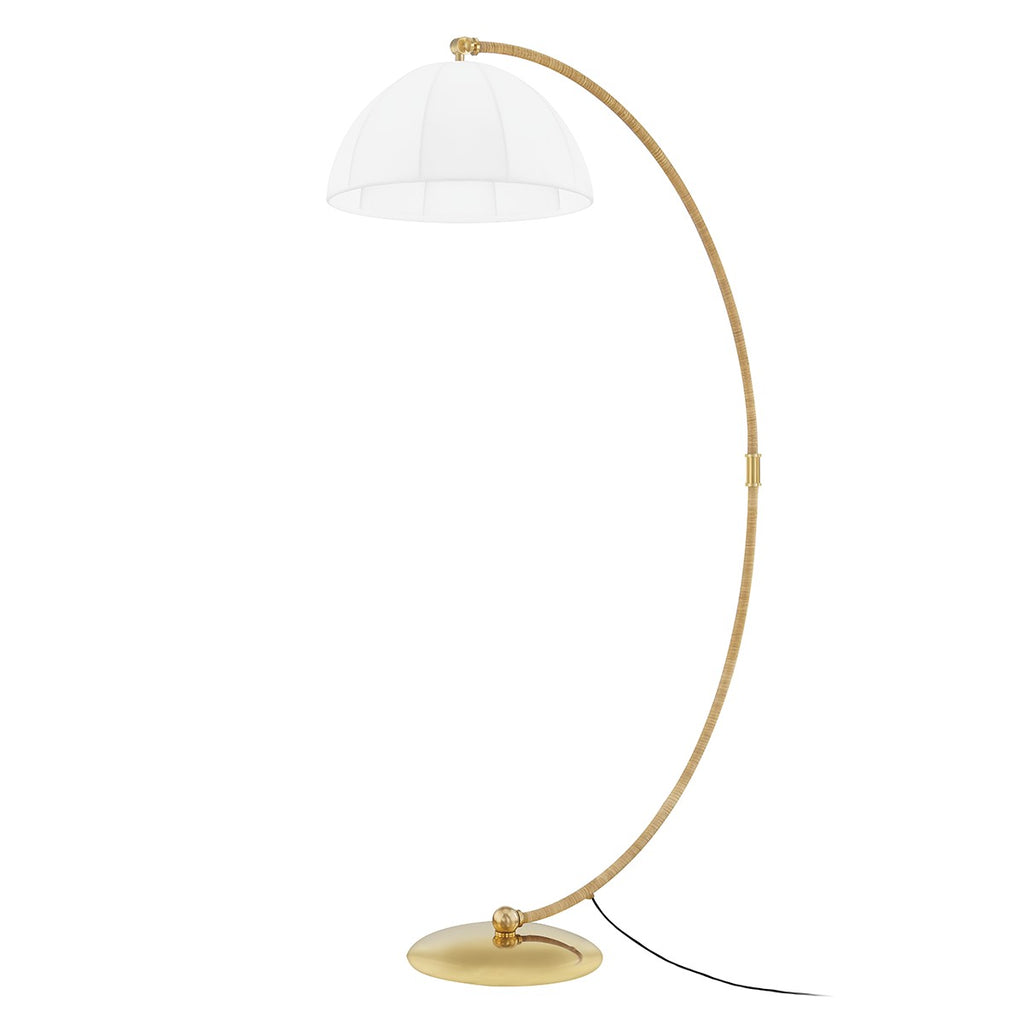 L1668-AGB Montague 1 Light Floor Lamp | Main Image