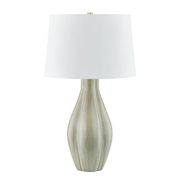 Aged Brass/Ceramic Coastal Green