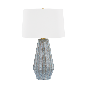 Aged Brass/Ceramic Swept Coast