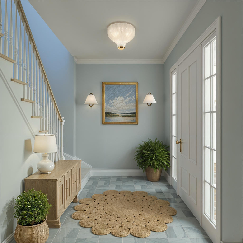 LAY-300-LG Layton 9.75'' Semi Flush Mount | Lifestyle Image