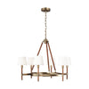 LC1006TWB Katie 6 Light Chandelier | Main Image
