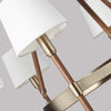 LC1006TWB Katie 6 Light Chandelier | Alternate Image