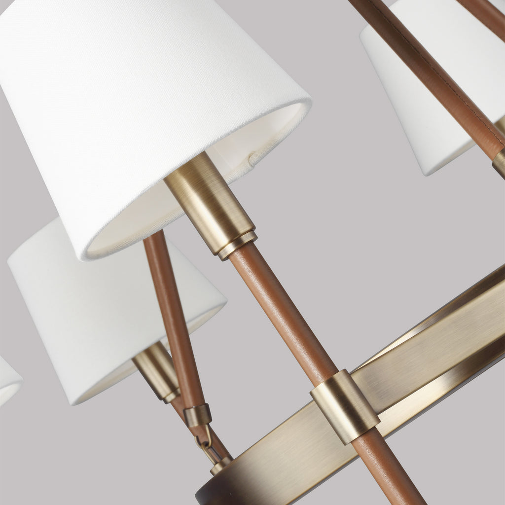 LC1006TWB Katie 6 Light Chandelier | Alternate Image
