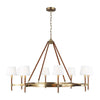 LC1018TWB Katie 8 Light Chandelier | Main Image