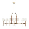 LC1028TWB Katie 8 Light Chandelier | Alternate Image