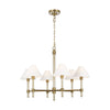 LC1076TWB Robert 6 Light Chandelier | Alternate Image