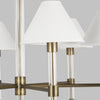 LC1076TWB Robert 6 Light Chandelier | Alternate Image