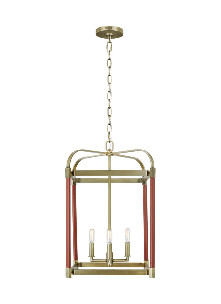 LC1144TWB Hadley 4 Light Lantern Pendant | Main Image