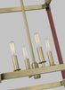 LC1144TWB Hadley 4 Light Lantern Pendant | Alternate Image