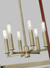 LC1156TWB Hadley 6 Light Lantern Pendant | Alternate Image