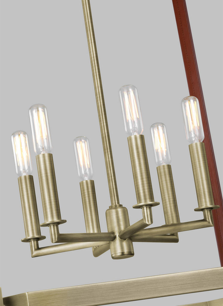 LC1156TWB Hadley 6 Light Lantern Pendant | Alternate Image