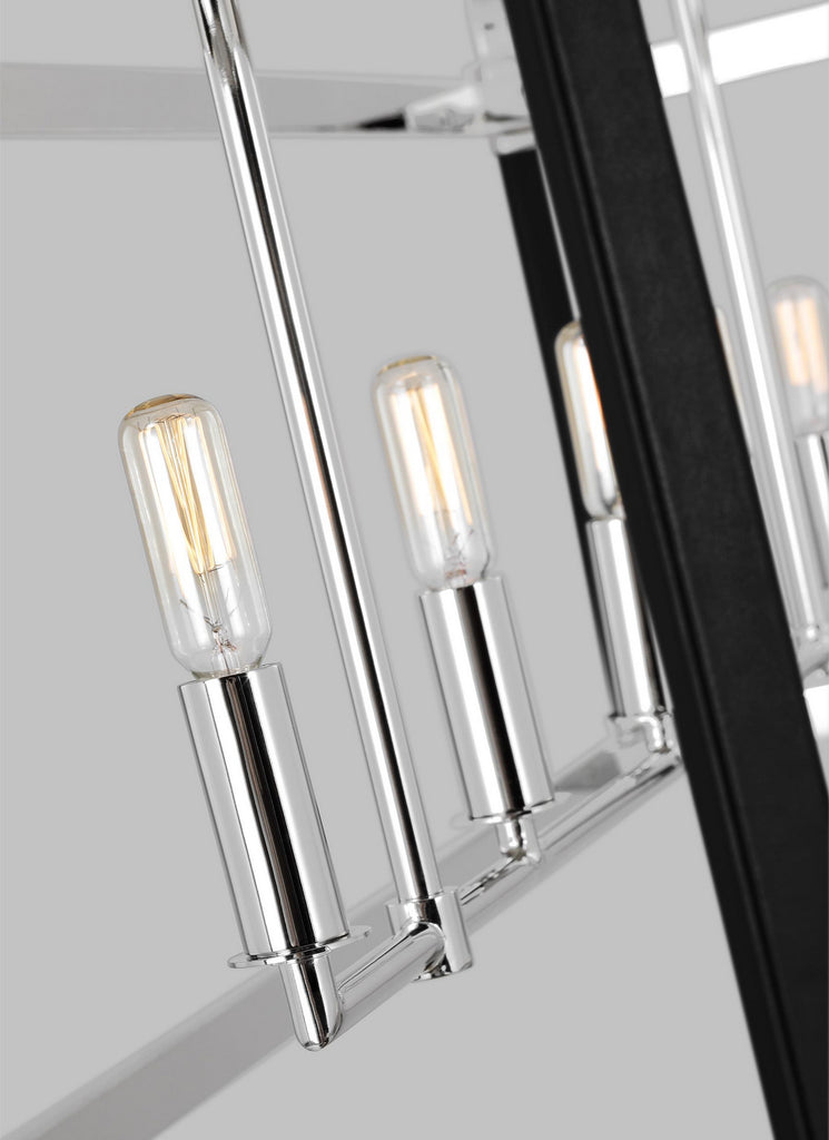 LC1165PN Hadley 5 Light Chandelier | Alternate Image