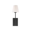 Crystorama Lena 6'' Sconce in Black Forged - Additional View