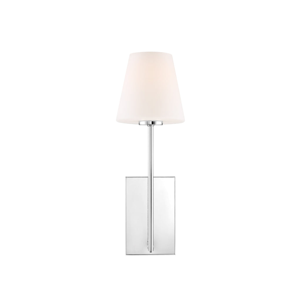 Crystorama Lena 6'' Sconce in Polished Chrome - Additional View