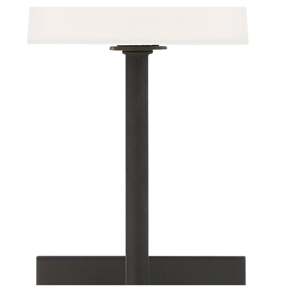 Crystorama Lena 4.5'' Sconce in Black Forged - Additional View