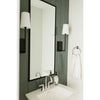 Crystorama Lena 4.5'' Sconce in Black Forged - Lifestyle View