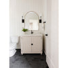 Crystorama Lena 4.5'' Sconce in Black Forged - Lifestyle View