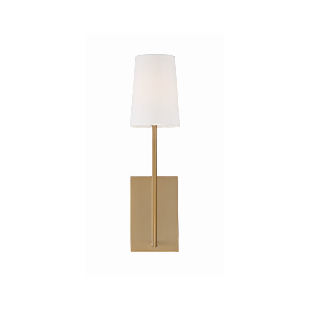 Crystorama Lena 4.5'' Sconce in Vibrant Gold - Additional View