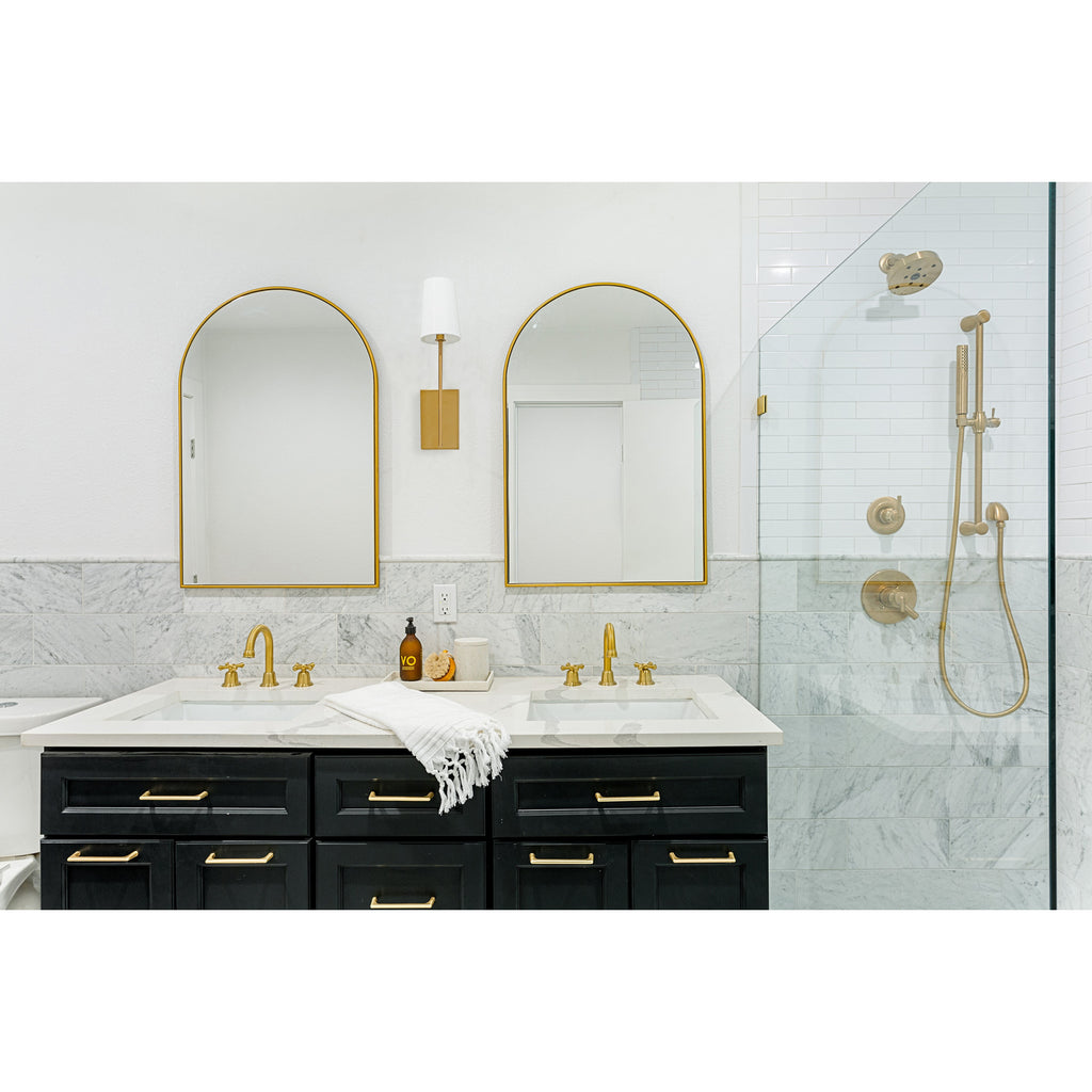 Crystorama Lena 4.5'' Sconce in Vibrant Gold - Lifestyle View