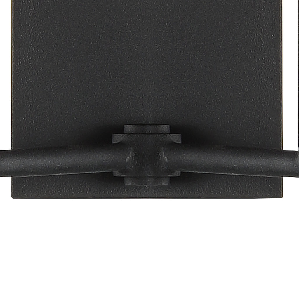 Crystorama Lena 10'' Sconce in Black Forged - Additional View