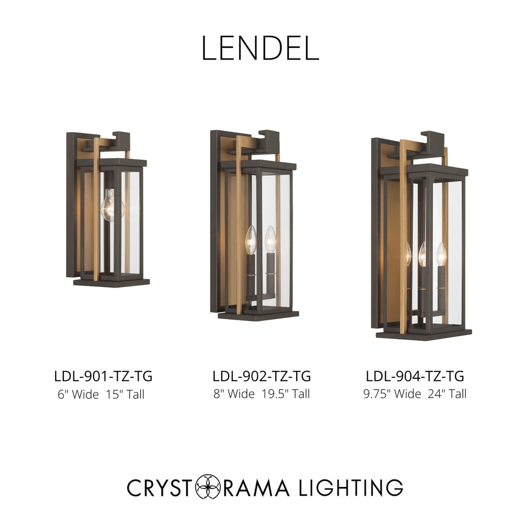 Crystorama Lendel 8'' Outdoor Sconce - Collection Image