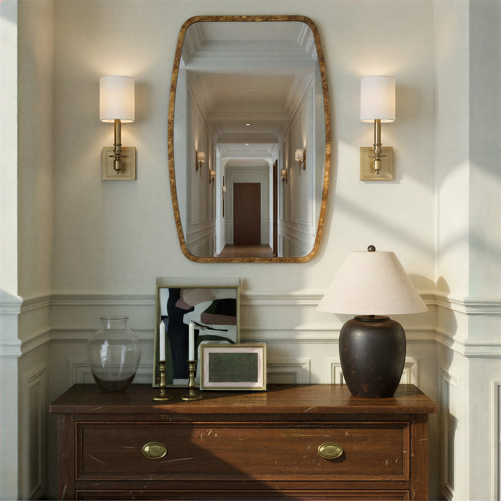 LIN-M400-WD Lindee 24'' Mirror | Lifestyle Image