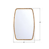 LIN-M400-WD Lindee 24'' Mirror | Dimensions Image
