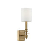 Crystorama Lloyd 4.75'' Sconce in Aged Brass - Additional View