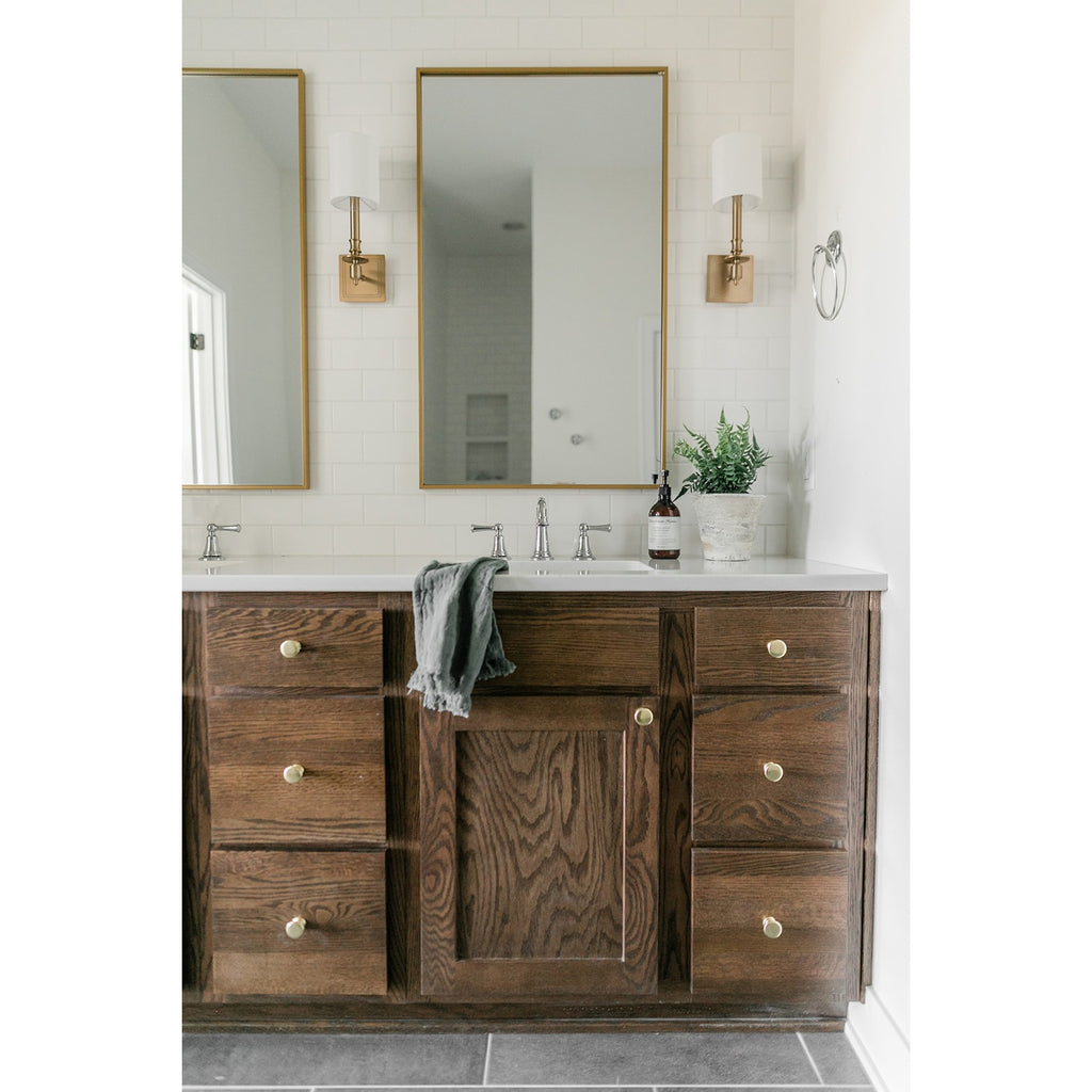 Crystorama Lloyd 4.75'' Sconce in Aged Brass - Lifestyle View
