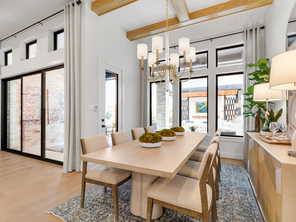 LLO-486-AG Lloyd 26'' Chandelier | Lifestyle Image