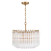 LOF-5005-AG Lofton 18'' Chandelier | Alternate Image