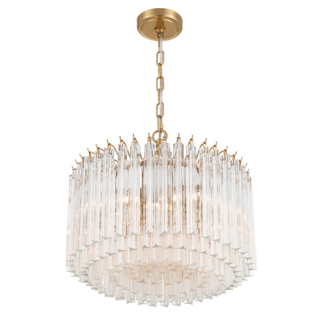 LOF-5005-AG Lofton 18'' Chandelier | Alternate Image