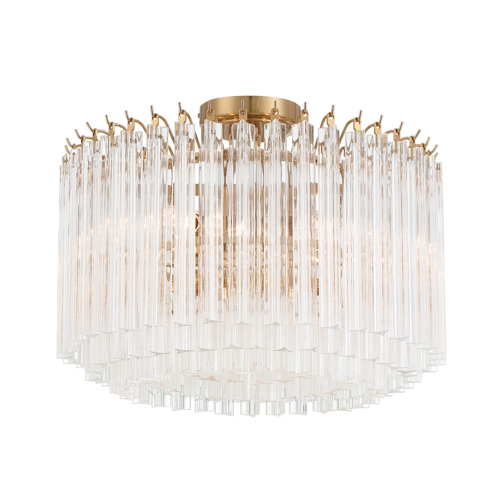 LOF-5005-AG_CEILING Lofton 18'' Semi Flush Mount | Main Image