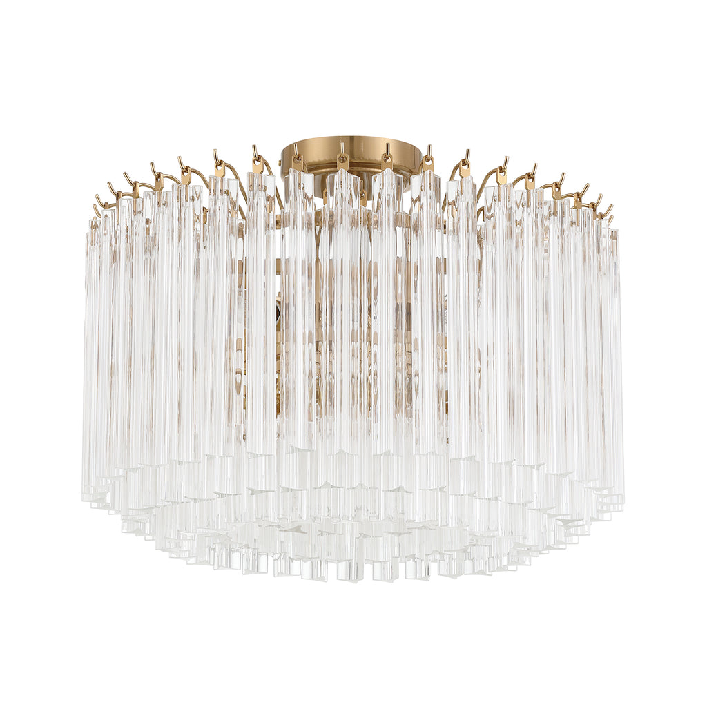 LOF-5005-AG_CEILING Lofton 18'' Semi Flush Mount | Alternate Image