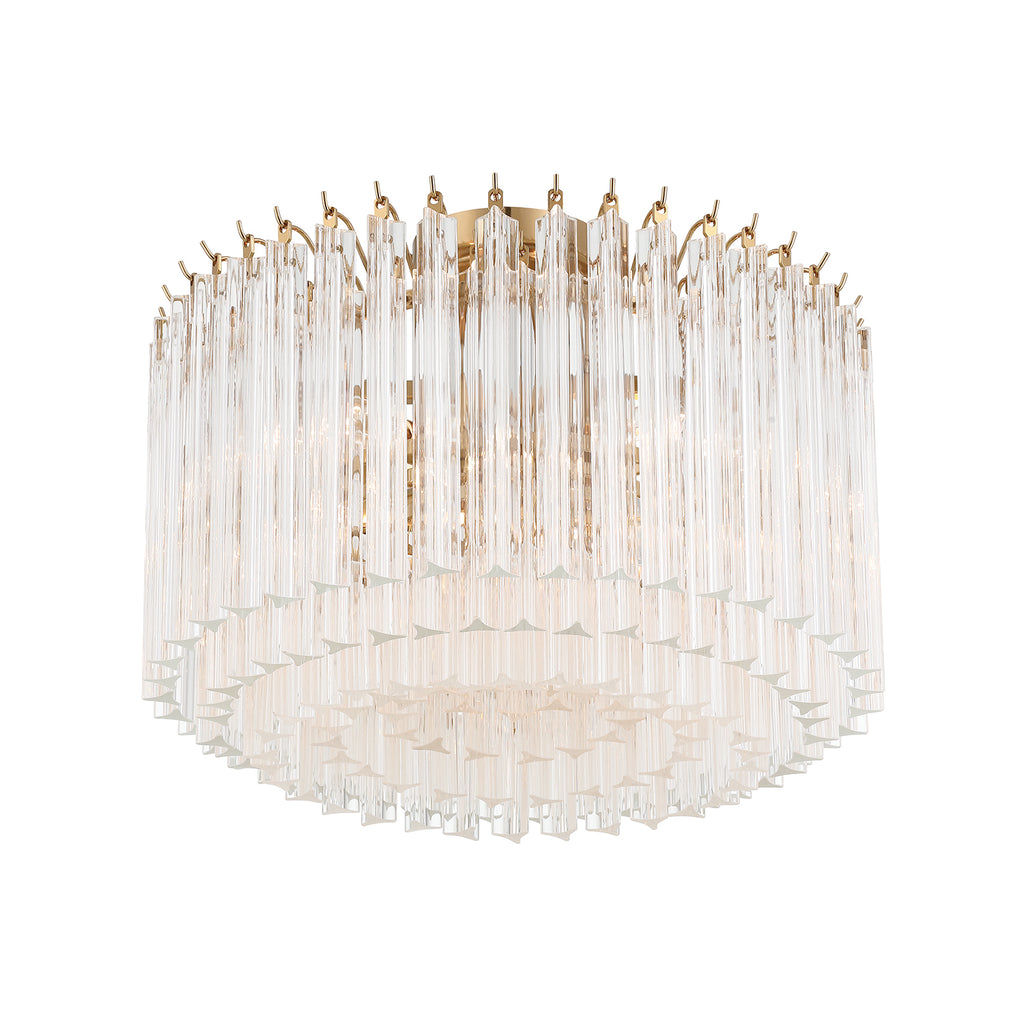 LOF-5005-AG_CEILING Lofton 18'' Semi Flush Mount | Alternate Image