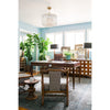 Crystorama Lofton 18'' Chandelier in Aged Brass - Lifestyle View