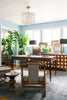 LOF-5005-AG Lofton 18'' Chandelier | Lifestyle Image
