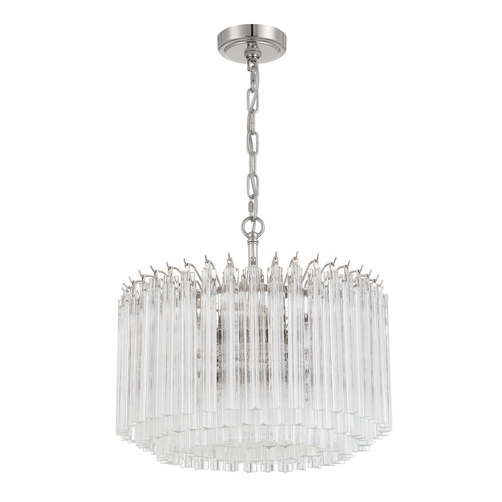 LOF-5005-PN Lofton 18'' Chandelier | Alternate Image