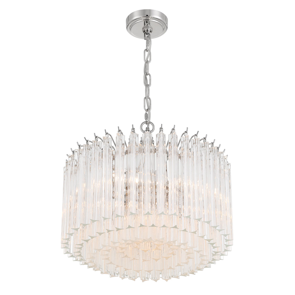 LOF-5005-PN Lofton 18'' Chandelier | Alternate Image