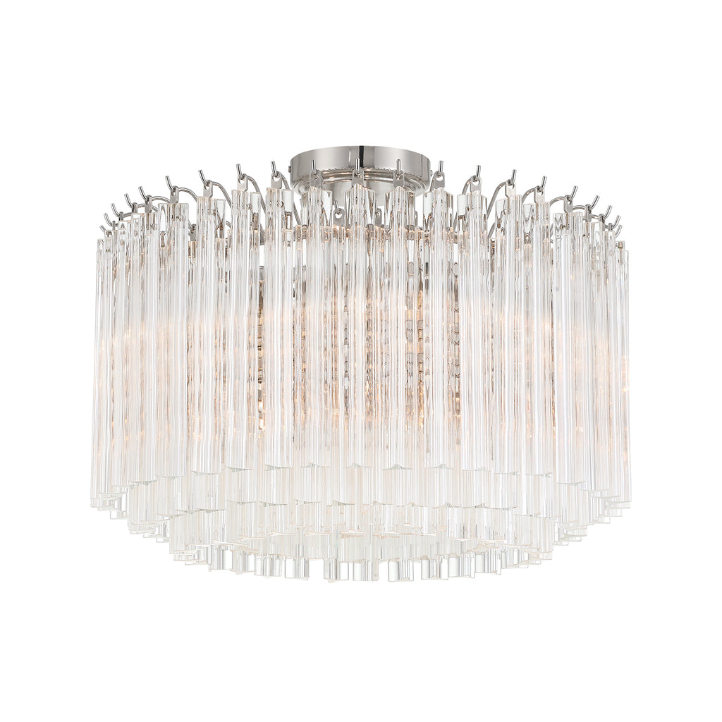 LOF-5005-PN_CEILING Lofton 18'' Semi Flush Mount | Main Image
